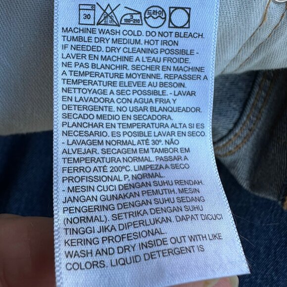 Levis 550 Mens Relaxed Fit Jeans W36 L32 Blue Denim Classic Style Original NWT - Picture 11 of 13